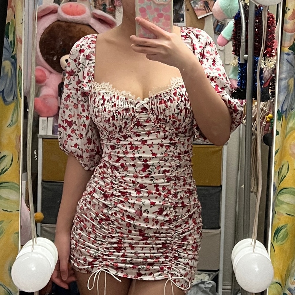 NWOT White Melrose dress size xs - For Love and Lemons